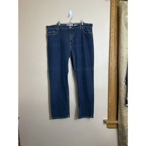 VTG Old Navy Womens Relaxed Fit Jeans Size 20 Blue Straight Leg 90s Y2K Stretch